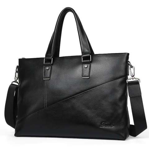 Top Leather Vintage Men Business Bag and Briefcase